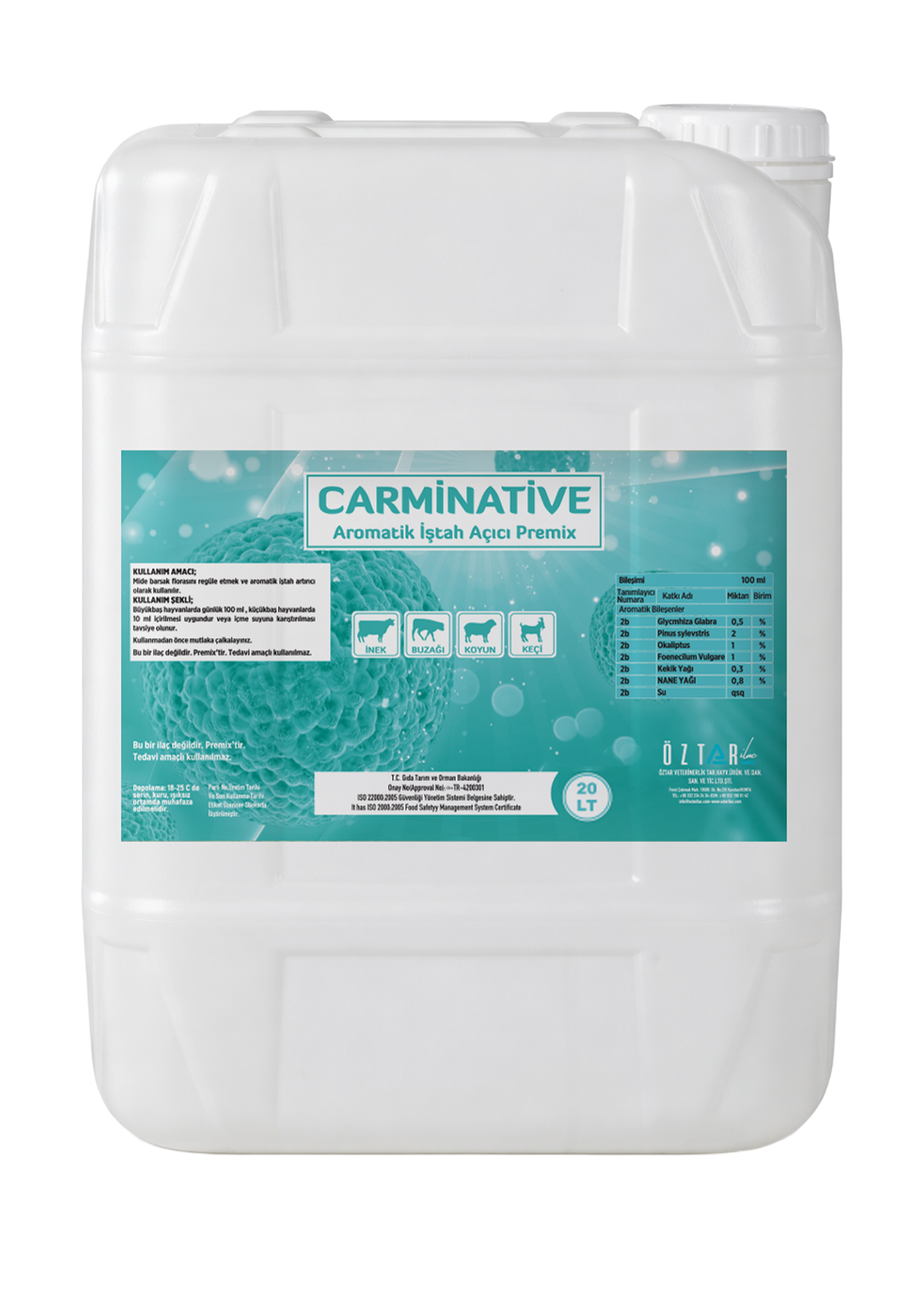 CARMİNATİVE - Aromatik İştah Açıcı