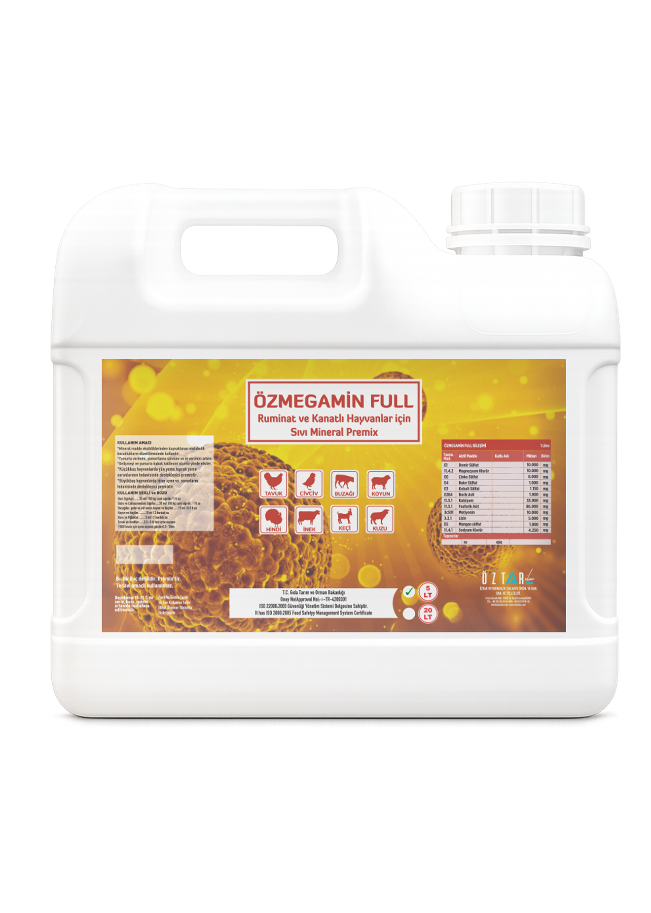 ÖZMEGAMİN - Sıvı Mineral