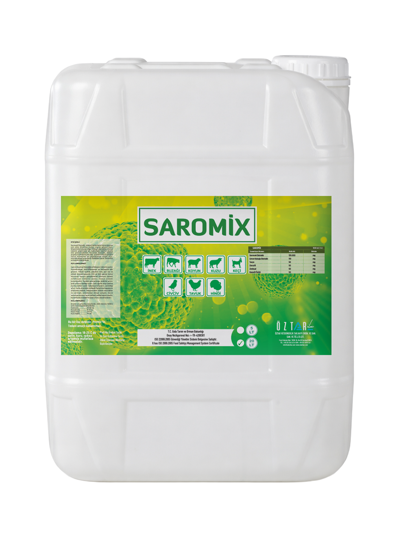 SAROMİX - Antibiyotik Kullanımını Azaltır