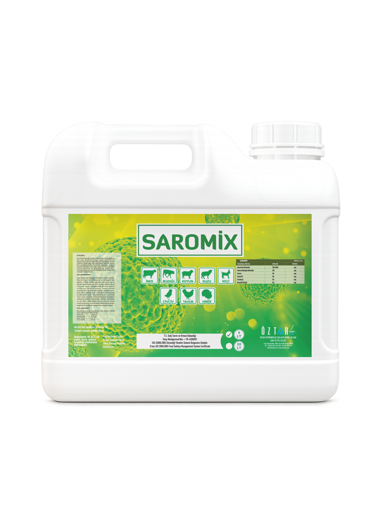 SAROMİX - Antibiyotik Kullanımını Azaltır